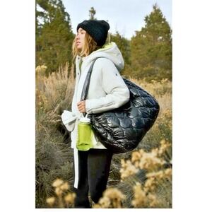 Stylish Black Quilted Women's Bag